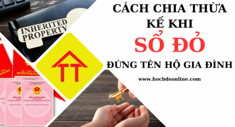 Cách chia thừa kế khi sổ đỏ đứng tên hộ gia đình